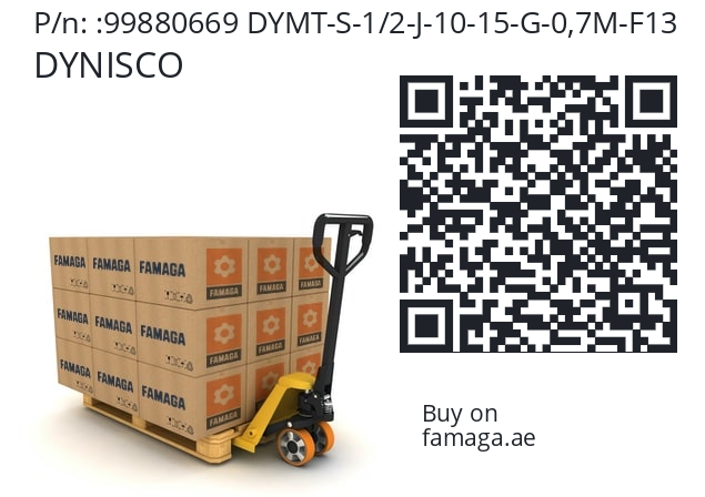   DYNISCO 99880669 DYMT-S-1/2-J-10-15-G-0,7M-F13